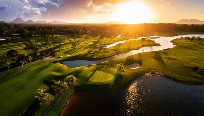 Golf Course Sunset