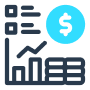 Icon of money chart