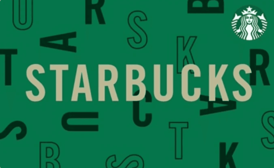 $100 Starbucks Gift Card